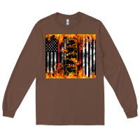 Chestnut Western Firefighter Dad Long Sleeve Tee - LillyAllenDesigns
