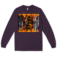 Plum Western Firefighter Dad Long Sleeve Tee - LillyAllenDesigns