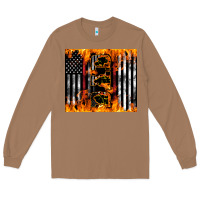 Toasted Coconut Western Firefighter Dad Long Sleeve Tee - LillyAllenDesigns