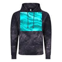 Cloud Black turquoise glitter Vintage Hoodie - JahusDesignShop