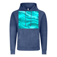 Vintage Denim turquoise glitter Vintage Hoodie - JahusDesignShop