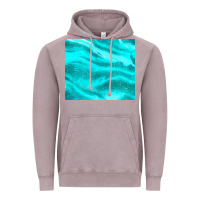 Turquoise Glitter Vintage Hoodie | Teevron
