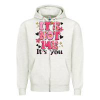 Oatmeal Heather it's not me it's you Zipper Hoodie - MaliasSmallBusiness