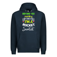 Navy Rocket Scientist Why I m Hot Gift Premium Hoodie - Bettercallsaul