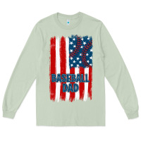 Matcha baseball dad american flag Long Sleeve Tee - JahusDesignShop