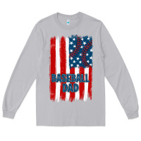 Moon Dust baseball dad american flag Long Sleeve Tee - JahusDesignShop