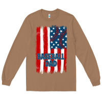Toasted Coconut baseball dad american flag Long Sleeve Tee - JahusDesignShop