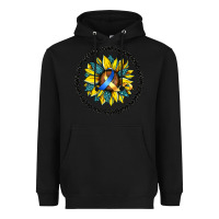 Black down syndrome Heavyweight Hoodie - Artiststas