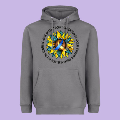 Down Syndrome Heavyweight Hoodie Designed By Artiststas
