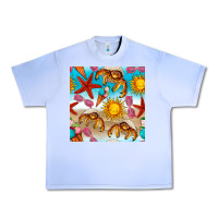 Grape Ice beach seamless pattern Urban Heavy Tee - BundleAndBundleShop
