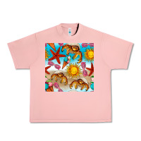 Salmon beach seamless pattern Urban Heavy Tee - BundleAndBundleShop