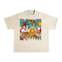 Sandshell beach seamless pattern Urban Heavy Tee - BundleAndBundleShop
