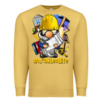 Antique Gold Architect life gnome Premium Sweatshirt - BarkalooDesign