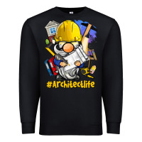 Black Architect life gnome Premium Sweatshirt - BarkalooDesign