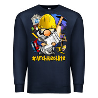 Navy Architect life gnome Premium Sweatshirt - BarkalooDesign