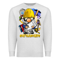 Oatmeal Heather Architect life gnome Premium Sweatshirt - BarkalooDesign