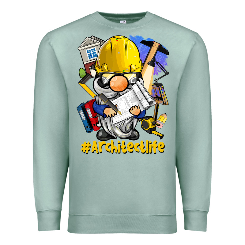 Architect Life Gnome Premium Sweatshirt by BarkalooDesign | Teevron