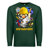 Sports Green Architect life gnome Premium Sweatshirt - BarkalooDesign