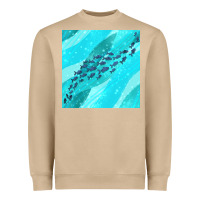 Mushroom fish and sea seamless pattern Heavyweight Sweatshirt - BundleAndBundleShop