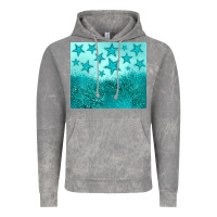 Cloud Rock turquoise glitter star Vintage Hoodie - JahusDesignShop