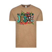 Vintage Coffee all my hope is in jesus Vintage Tee - Jasminsmagicworld