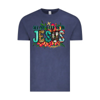 Vintage Denim all my hope is in jesus Vintage Tee - Jasminsmagicworld