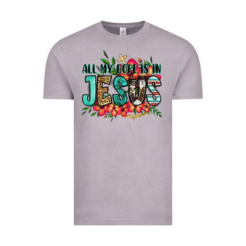All My Hope Is In Jesus Vintage Tee by Jasminsmagicworld | Teevron