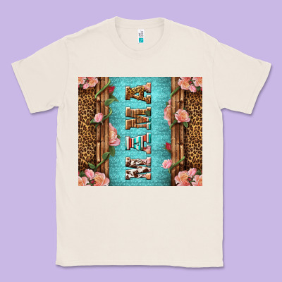 Western Mama Pink Roses Mother's Day Classic Tee Designed By Lillyallendesigns