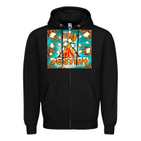 Black my destiny Zipper Hoodie - NancyCooperArtShop