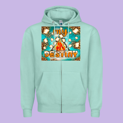 My Destiny Zipper Hoodie Designed By Nancycooperartshop