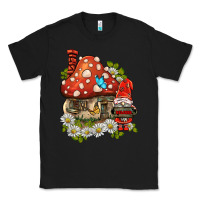 Black welcome gnome ladybug Classic Tee - BarkalooDesign