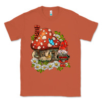 Copper welcome gnome ladybug Classic Tee - BarkalooDesign