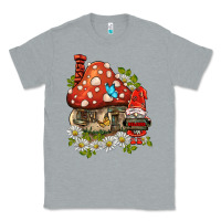 Heather Grey welcome gnome ladybug Classic Tee - BarkalooDesign