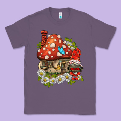 Welcome Gnome Ladybug Classic Tee Designed By Barkaloodesign