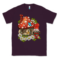 Plum welcome gnome ladybug Classic Tee - BarkalooDesign