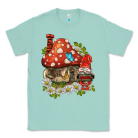 Seafoam welcome gnome ladybug Classic Tee - BarkalooDesign