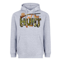 Heather Grey the hunt is on Heavyweight Hoodie - Artiststas