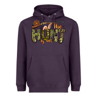 Plum the hunt is on Heavyweight Hoodie - Artiststas