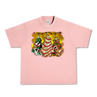 Salmon christmas tree cake and christmas pattern ado Urban Heavy Tee - AdoDesignShop