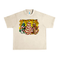 Sandshell christmas tree cake and christmas pattern ado Urban Heavy Tee - AdoDesignShop