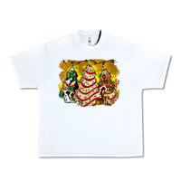 White christmas tree cake and christmas pattern ado Urban Heavy Tee - AdoDesignShop