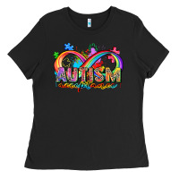 Black autism acceptance Ladies Tee - Zillion Design Studio
