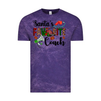 Cloud Purple santa's favorite coach Vintage Tee - AdoDesignShop