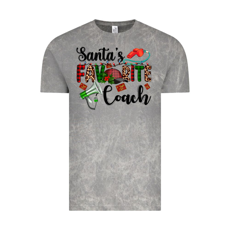 Santa's Favorite Coach Vintage Tee by AdoDesignShop | Teevron