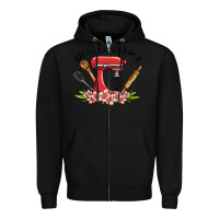 Black life is what you bake it Zipper Hoodie - MaliasSmallBusiness