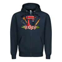Navy life is what you bake it Zipper Hoodie - MaliasSmallBusiness