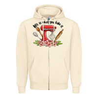 Sandshell life is what you bake it Zipper Hoodie - MaliasSmallBusiness