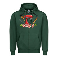 Sports Green life is what you bake it Zipper Hoodie - MaliasSmallBusiness