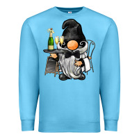 Ocean Blue waiter gnome Premium Sweatshirt - BarkalooDesign