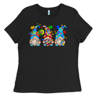 Black autism gnomes Ladies Tee - Zillion Design Studio